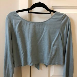 Zara Crop Top Open Back